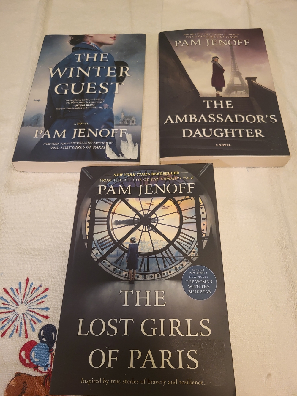The Winter Guest, The Ambassador's Daughter, The Lost Girls of Paris